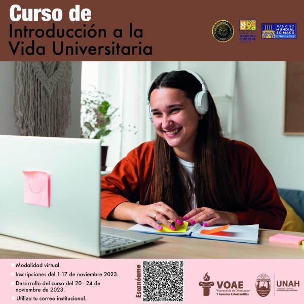 Habilitado el periodo de inscripción para el Curso de Introducción a la Vida Universitaria (CIVU) en las fechas del 01 al 17 de noviembre 2023, puedes utilizar el código QR o ingresando al siguiente enlace:  📲 Enlace de inscripción: http://goo.gl/forms/y8NdstfWQM 👉🏻Aplica para todos los estudiantes de la UNAH 🙋🏻‍♂️🙋🏻‍♀️ 💥NOTA: Si ya realizó el curso y no tiene su constancia, no es necesario que lo realice de nuevo, solo escriba a orientacion.voae@unah.edu.hn para solicitar una reposición de la const