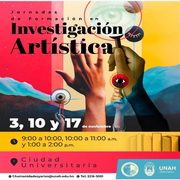 El Departamento de Arte a través de la Unidad de Gestión de la Investigación Científica, de nuestra Facultad, estarán realizando una jornada de Formación en Investigación Artística, siendo sus objetivos principales:  1. Introducir a los participantes en las diversas líneas de investigación del Departamento de Artes, con el objetivo de promover la comprensión de los temas de investigación disponibles.  2. Presentar un mapeo de becas, seminarios y congresos internacionales en el campo de las artes, con el fin