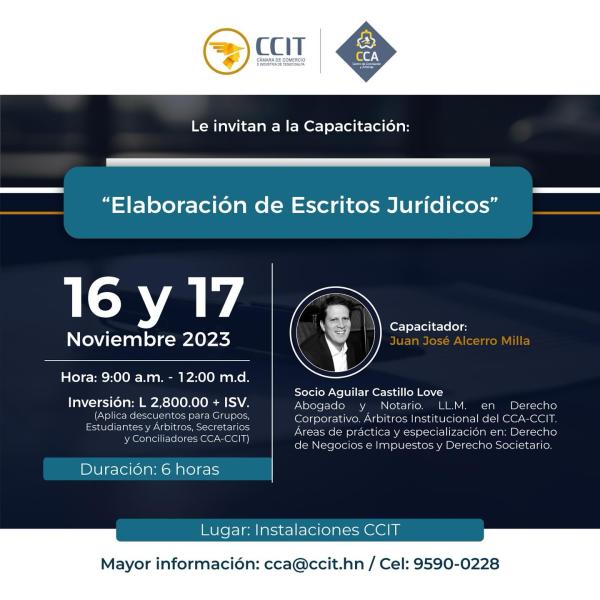 Capacitación “Elaboración de escritos jurídicos”