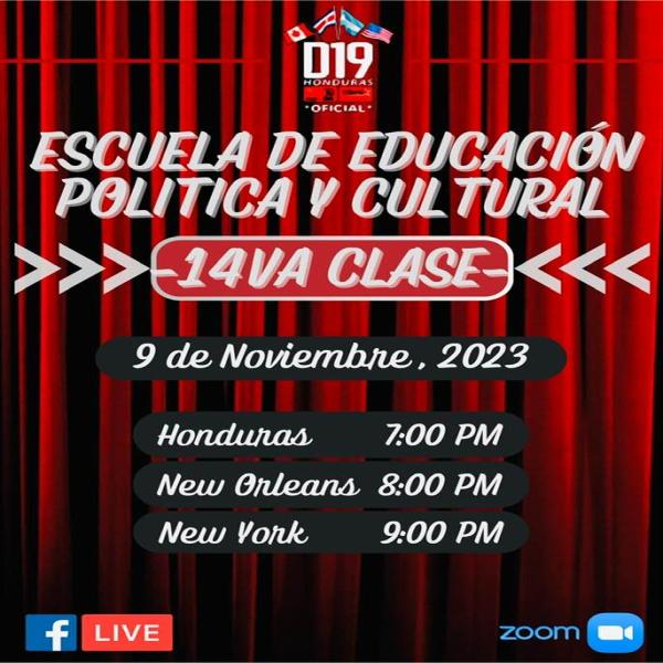 D19: Clase de Educación Política y Cultural. Jueves, 9 de noviembre de 2023