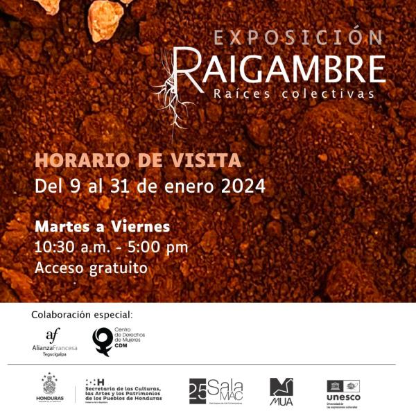 Exposición Raigambre: raíces colectivas