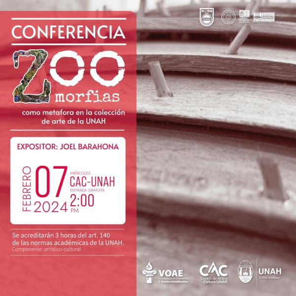 Conferencia ZOOMorfias como metáfora en la colección del arte de la UNAH 