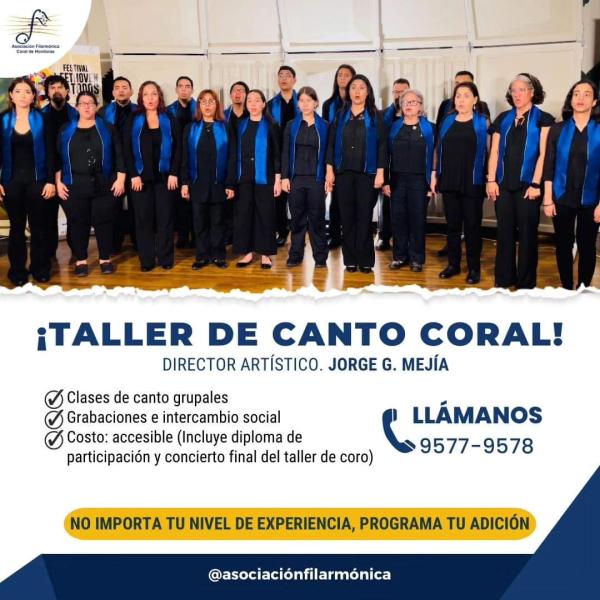 La Asociación Filarmónica Coral de Honduras está buscando nuevos miembros para unirse a su Coro Filarmónico