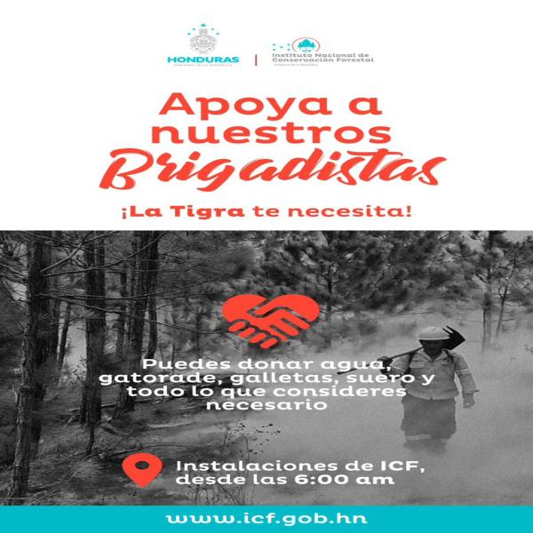 Apoya a nuestros Brigadistas: La Tigra te necesita 