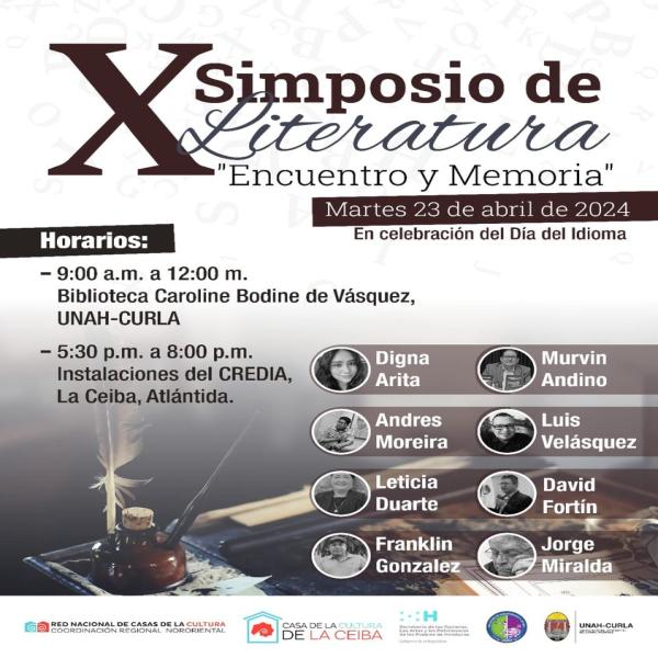 X Simposio de Literatura "Encuentro y Memoria" 