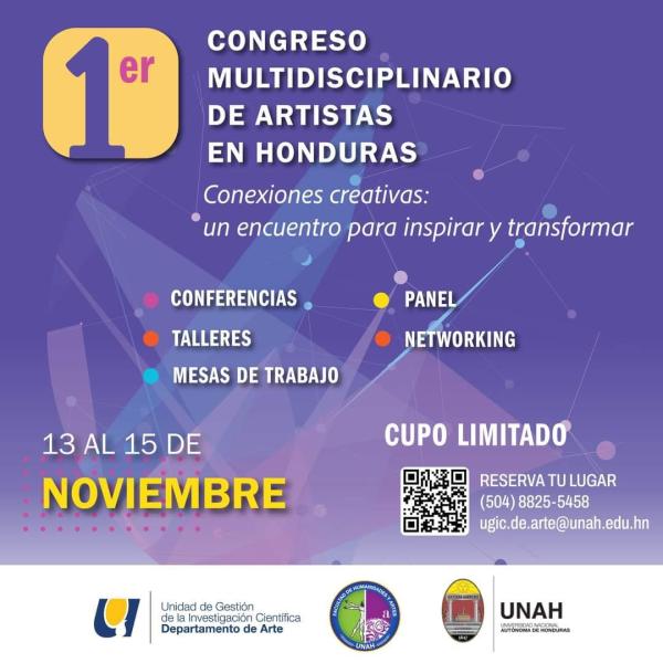  I Congreso de Artistas de Honduras: "Conexiones Creativas" Un Encuentro Multidisciplinario para Inspirar y Transformar