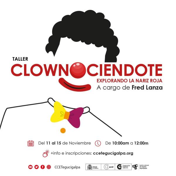 Te invitamos a que participes en el Taller Clownociendote