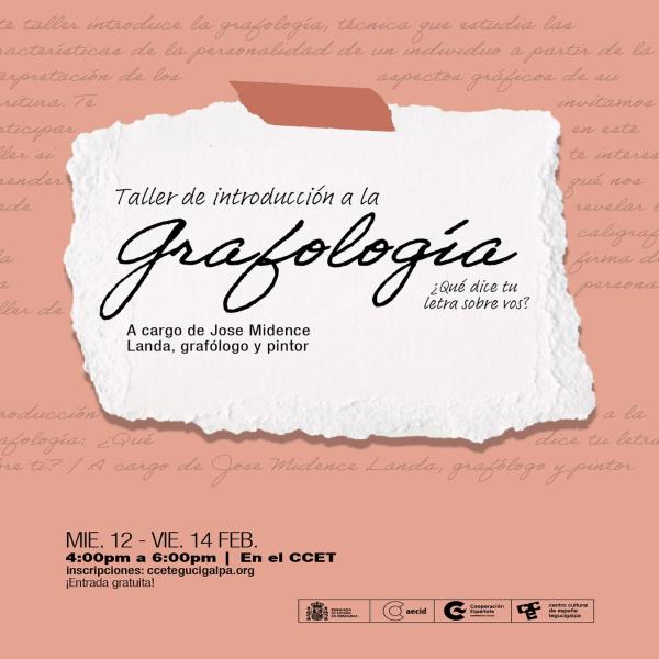 Taller de Introducción a la Grafología: ¿Qué dice tu letra sobre vos?