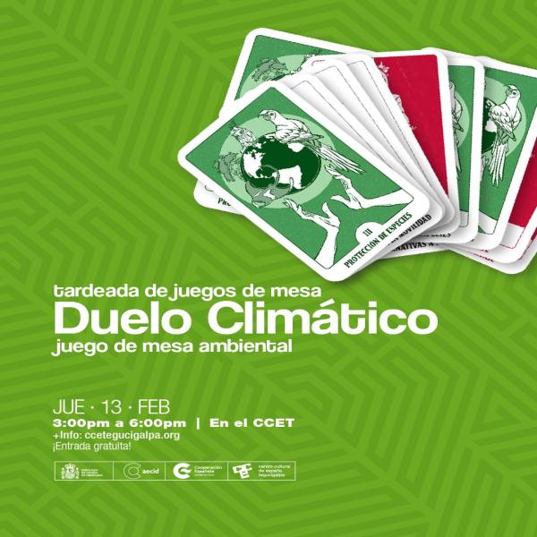 Duelo climático: tarde de juegos de mesa en el CCET