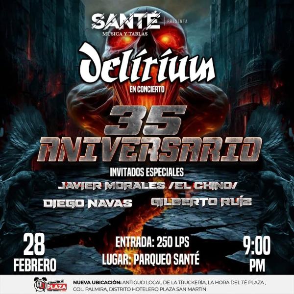 Concierto Delirium: celebración 35 años 