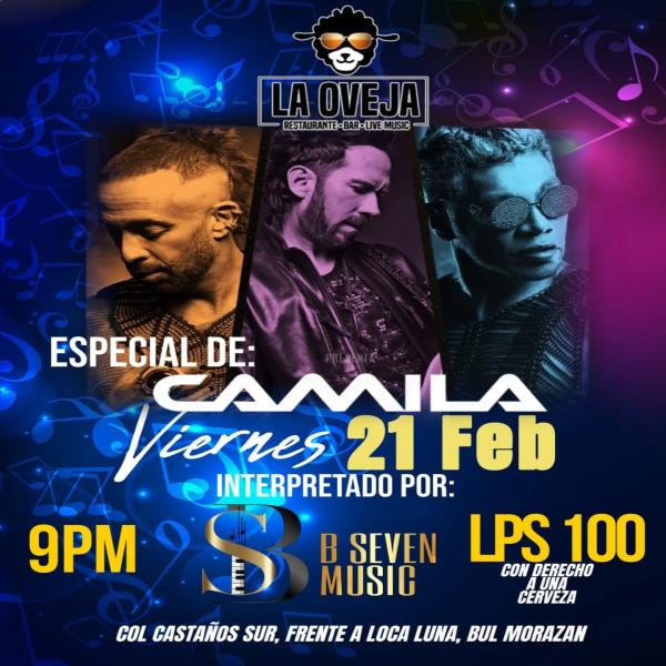 Tributo Inolvidable a Camila a cargo de Grupo Bseven Music