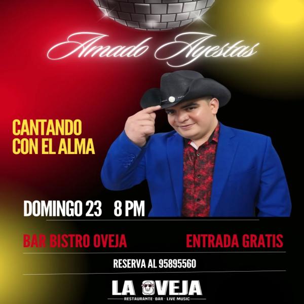 Una noche de amor a ritmo de banda con Amado Ayestas 