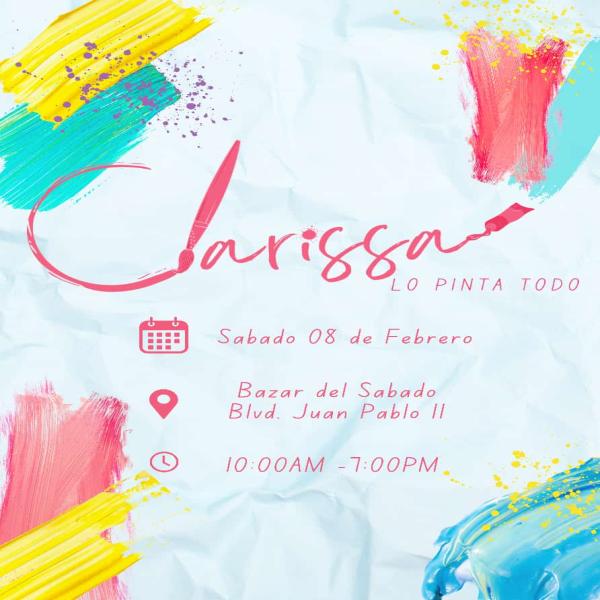 Clarissa lo pinta todo 