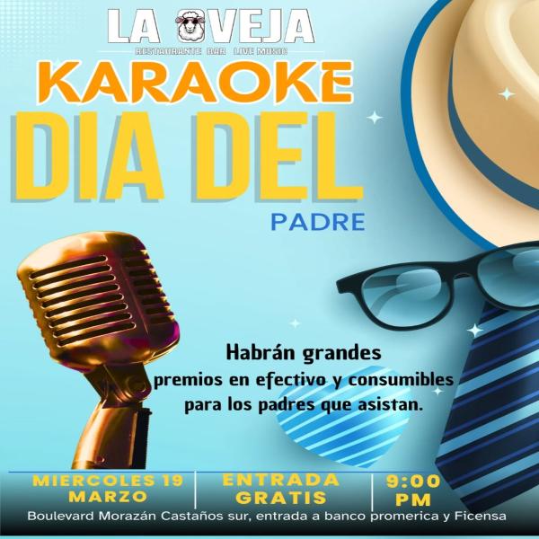 Noches de Karaoke Inolvidable para celebrar a papá 