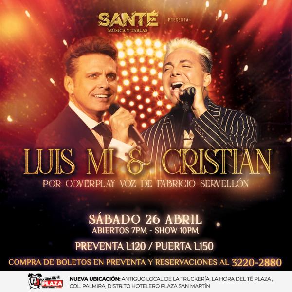 Luis Mi & Cristian una noche para cantar sus grandes éxitos