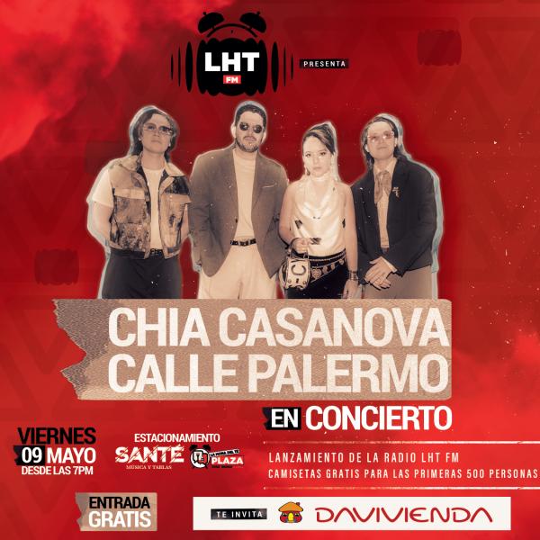 Chia Casanova y Calle Palermo en Concierto 
