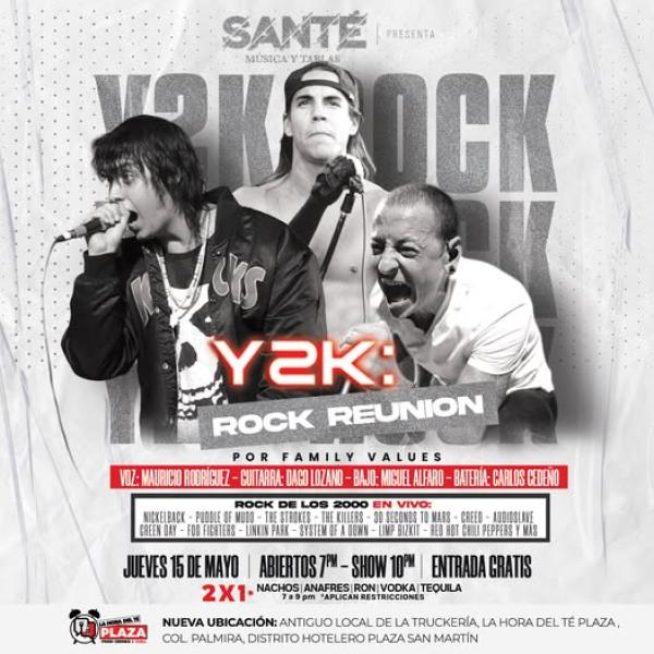 Y2K Rock: una noche explosiva con los himnos del rock que definieron una era