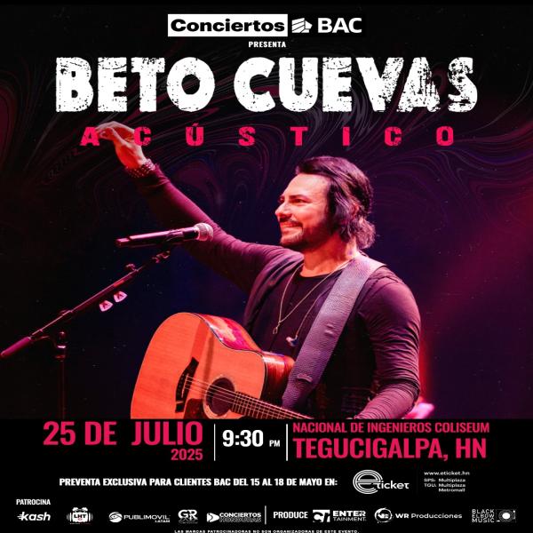 Beto Cuevas Acústico en TGU 