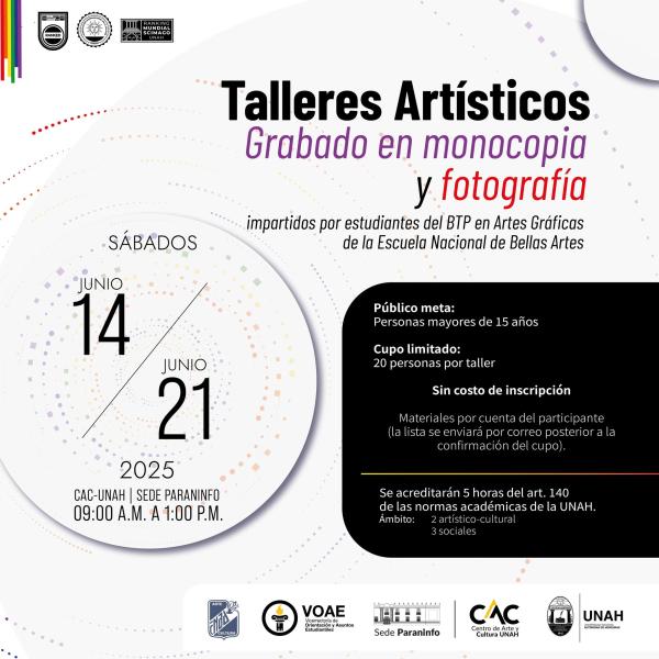 CAC UNAH: Talleres Artísticos 