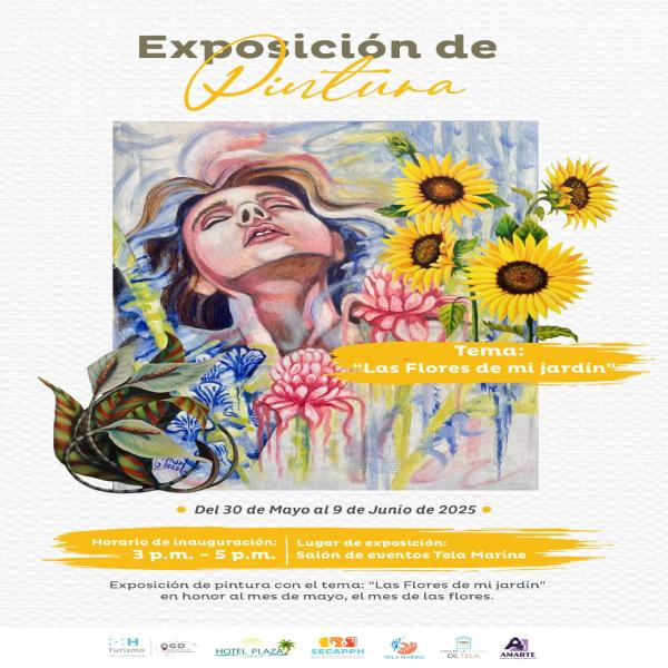 Exposición de pintura: “Las Flores de mi jardín”
