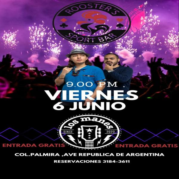 Los Manes en vivo 