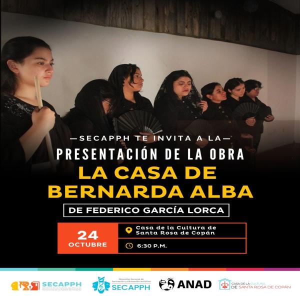 Presentación de la obra “La Casa de Bernarda Alba” 