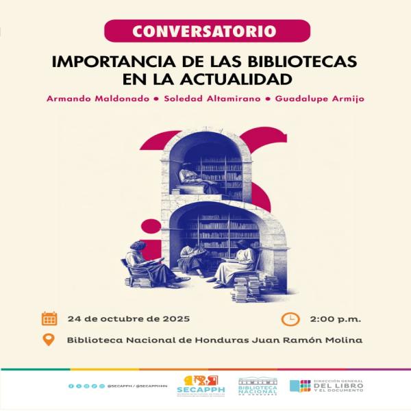 Conversatorio especial: "La Importancia de las Bibliotecas" 
